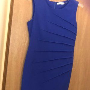 Calvin Klein Shirred Cocktail Dress